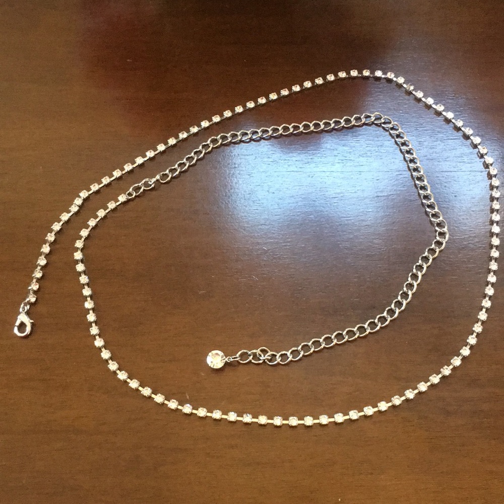 Rhinestone Belly Necklace